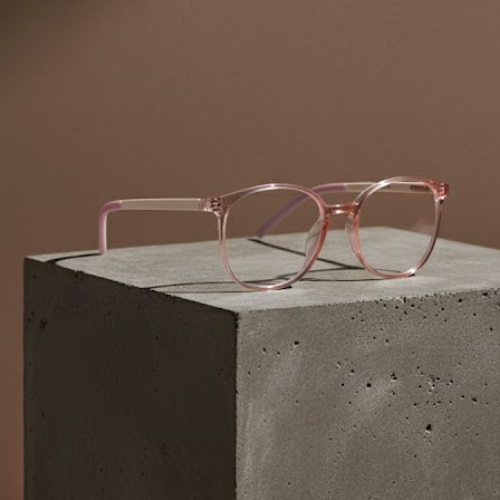 Pink Round GraceLine Frame