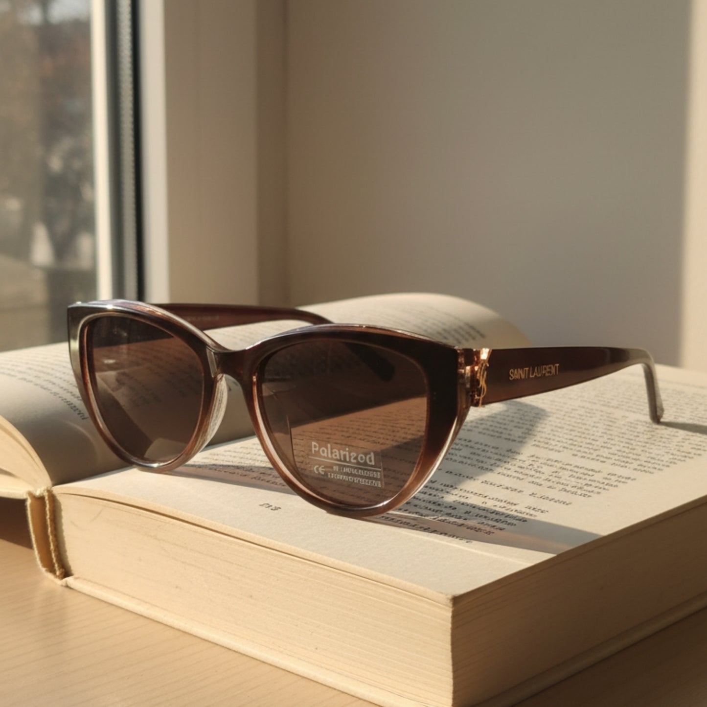 ZeroEdge Royal Frame Polarized Sunglasses -P9668-