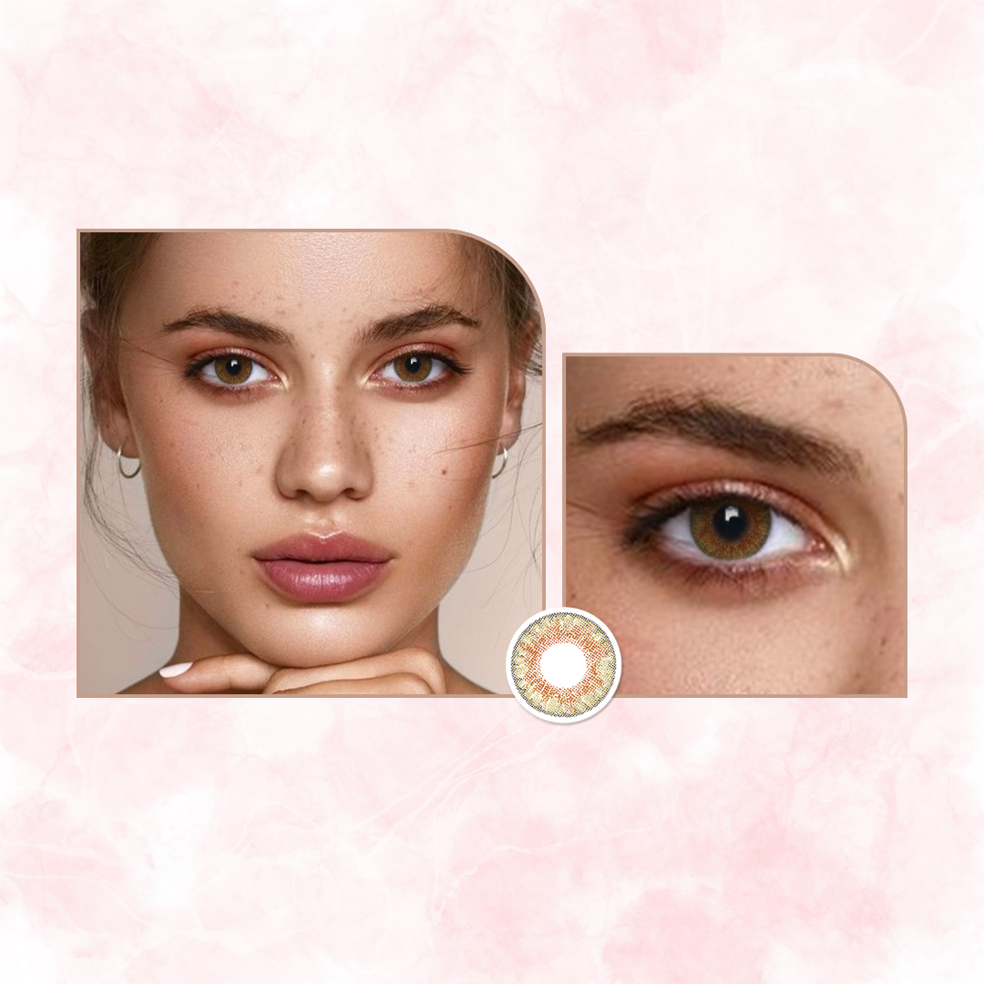 Veni Honey Colored Contact Lens – VC-09