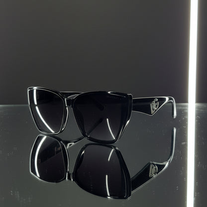 SunForge Black Polarized Fashion Shades