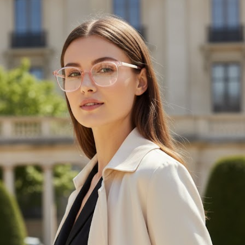 Pink Round GraceLine Frame