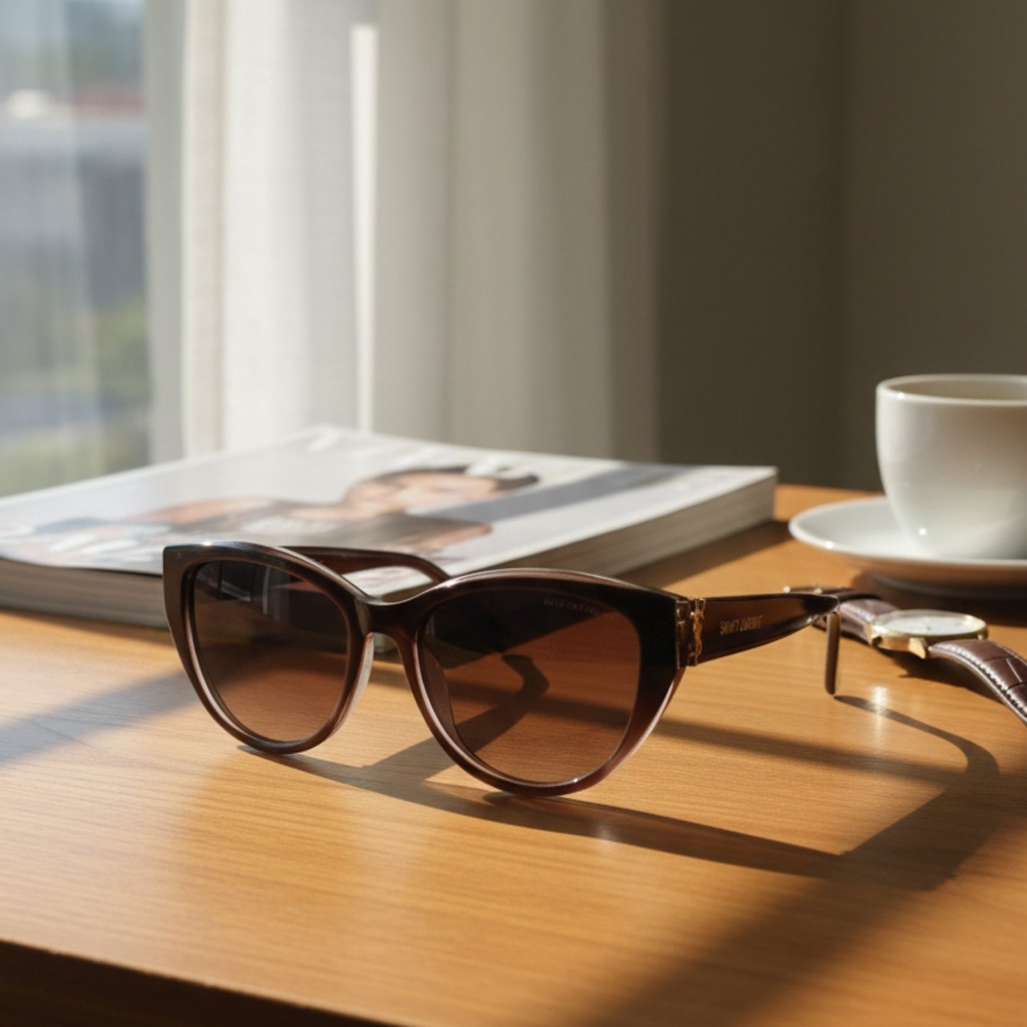 ZeroEdge Royal Frame Polarized Sunglasses -P9668-