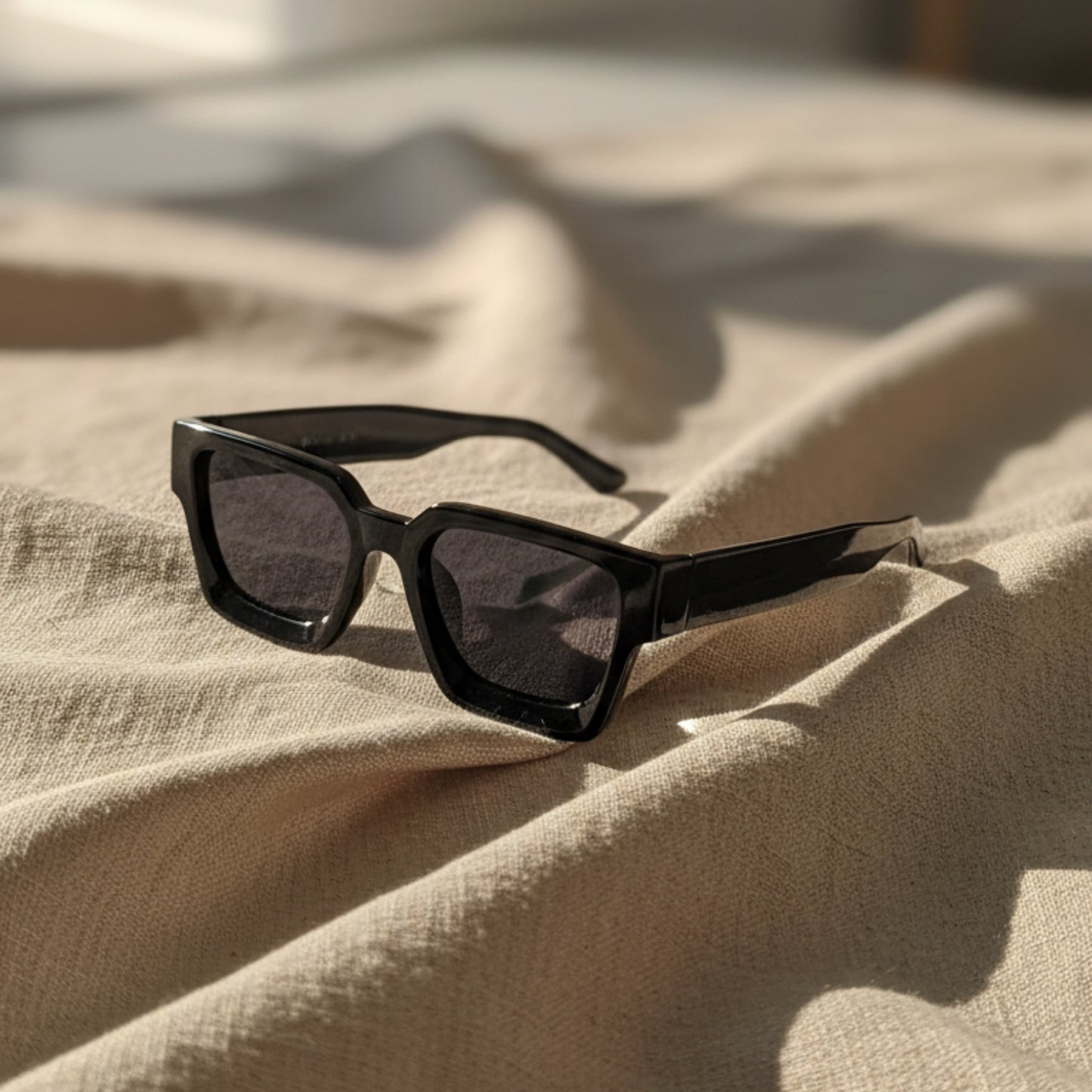 Vintage Polarized Sunglasses – Black