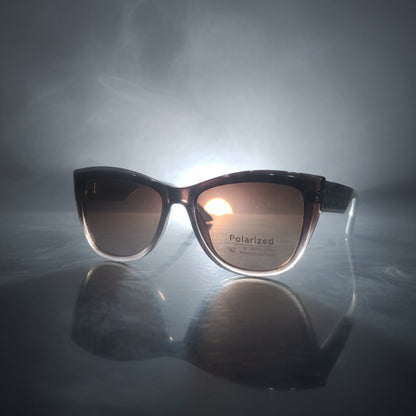 NovaBeam White Gold Polarized Luxury Sunglasses