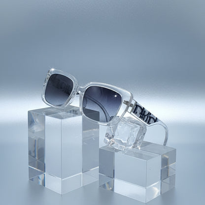 ThickWave White Marble Polarized Sunglasses