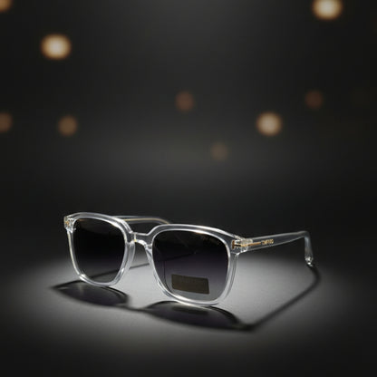 Retro White transprant Luxury Sunglasses
