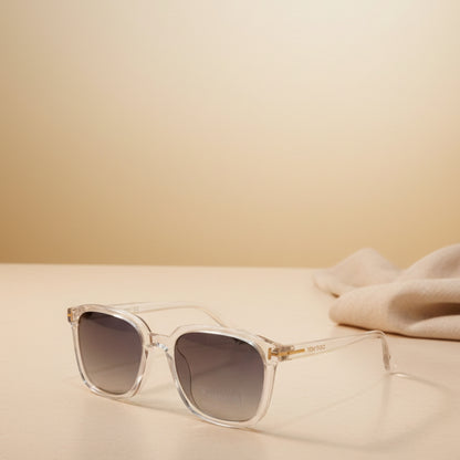 Retro White transprant Luxury Sunglasses