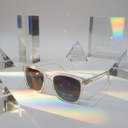 Retro White transprant Luxury Sunglasses